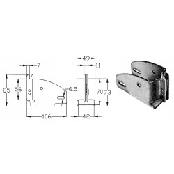 SABOT D'ANCRAGE pour rail...