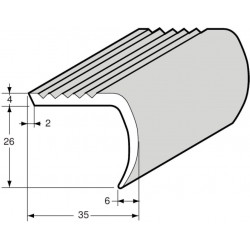 PROFIL ALU ANODISE NEZ DE...