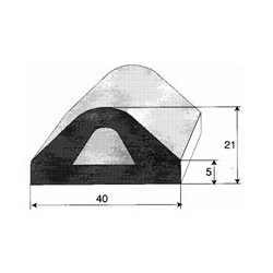 PROFIL BUTOIR  40mm x 22mm...