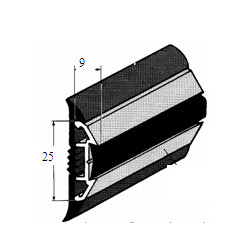 BANDEAU ALU ANODISE largeur...