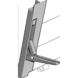 VERROU INTEGRE H 400mm ALU...