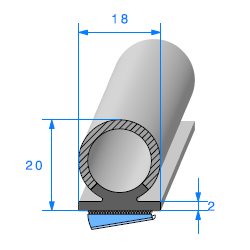 RONDIN Ø18mm ADHESIF JOINT...