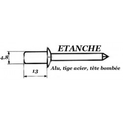 RIVET ETANCHE  4,8 x 12.5mm