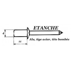 RIVET ETANCHE  4 x 11mm