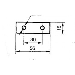 BARETTE ENTRAXE 30mm M8