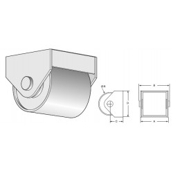 ROULEAU DE BENNE  Ø 160 mm