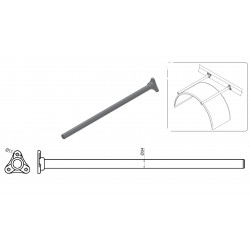 TUBE ZINGUE DROIT Ø 34 mm...