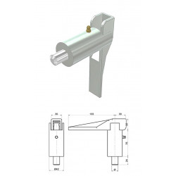 VERROU BEQUILLE Ø 18 mm