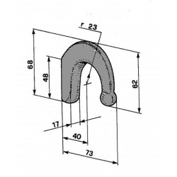 CROCHET DE CABLE grand modèle