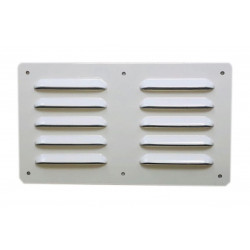 GRILLE ALU BLANCHE 200 x 115mm