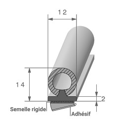 RONDIN Ø12mm ADHESIF JOINT...