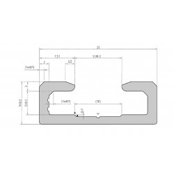 RAIL ALU POUR JOINT DE...