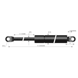 COMPAS A GAZ 400mm...