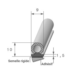 RONDIN Ø 9mm ADHESIF JOINT...