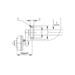 ESSIEU KNOTT 1300KG 4x130mm...